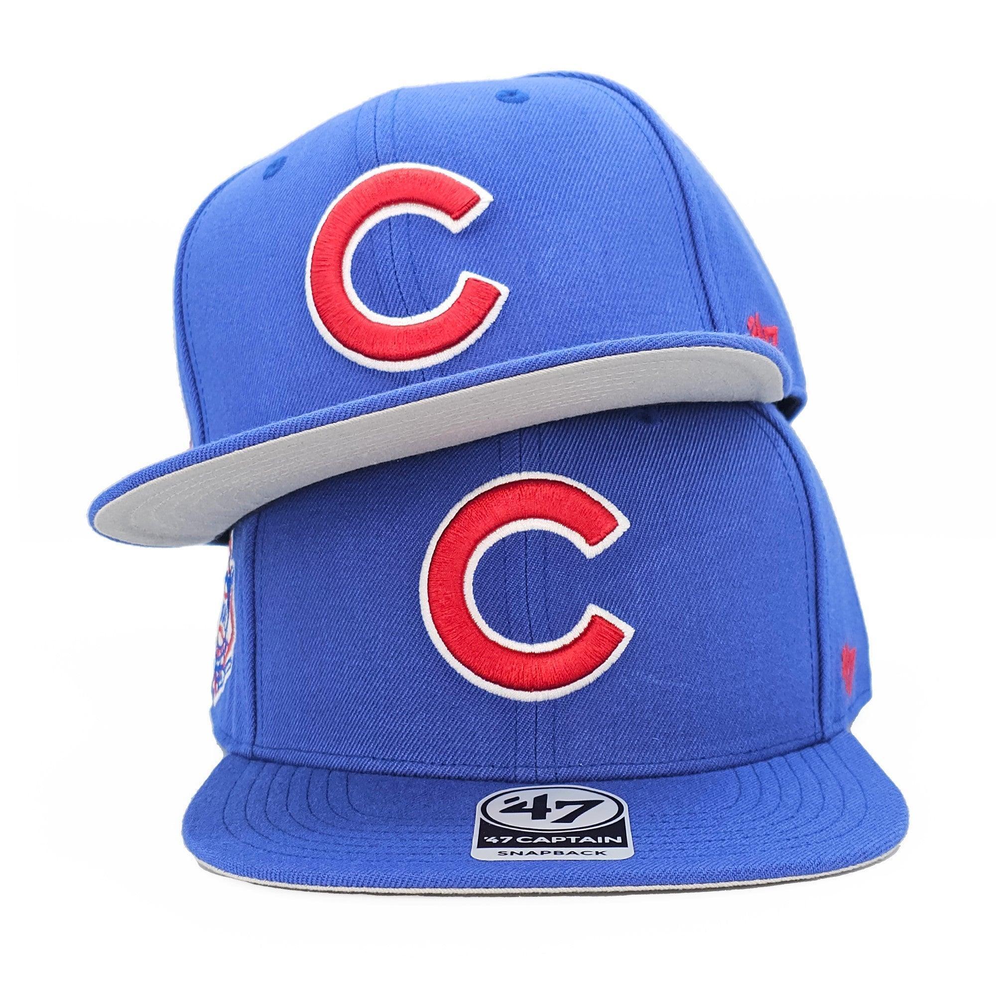 Chicago Cubs 47 Brand Sure Shot 47 Captain Royal Triple Play Caps