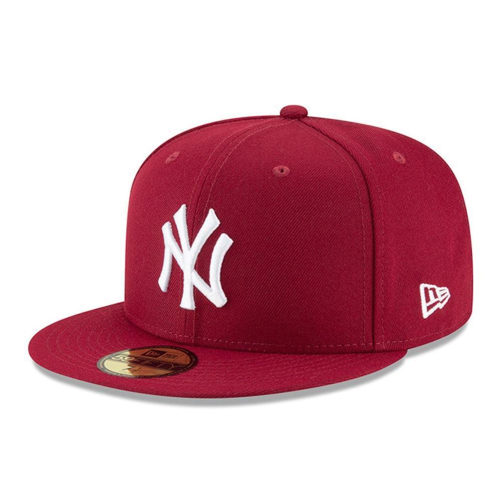 New York Yankees New Era Fashion Color Basic 59FIFTY Fitted Hat - Red