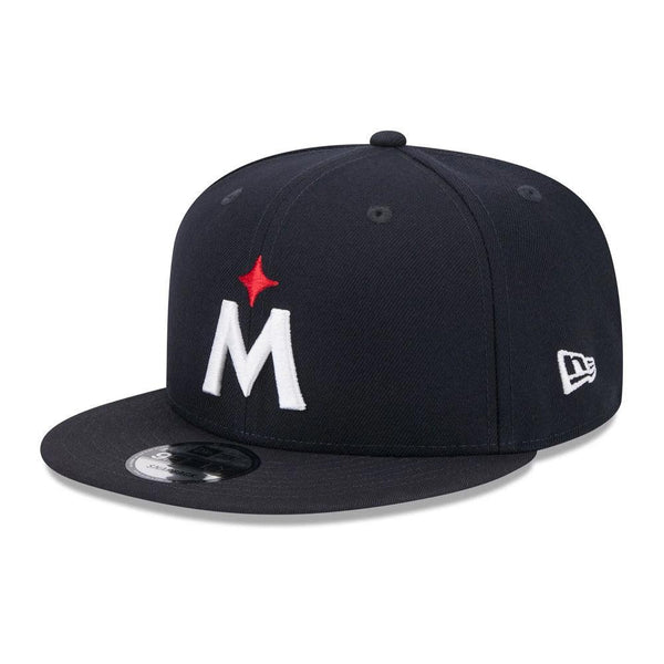 Minnesota Twins New Era Team Color 9FIFTY Snapback Hat - Navy