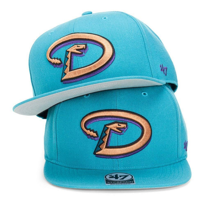 Arizona Diamondbacks 47 Brand Cooperstown No Shot '47 Captain - Teal - Triple Play Caps