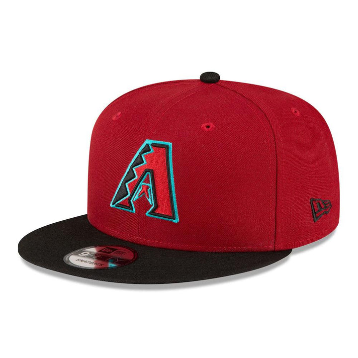 Arizona Diamondbacks New Era Team Color 9FIFTY Snapback Hat - Red/Black - Triple Play Caps