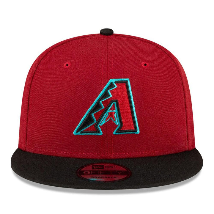 Arizona Diamondbacks New Era Team Color 9FIFTY Snapback Hat - Red/Black - Triple Play Caps