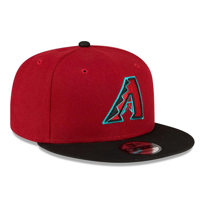 Arizona Diamondbacks New Era Team Color 9FIFTY Snapback Hat - Red/Black - Triple Play Caps