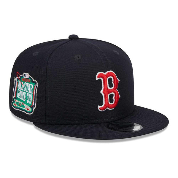 Boston Red Sox New Era 1999 All Star Game Side Patch 9FIFTY Snapback Hat - Navy - Triple Play Caps