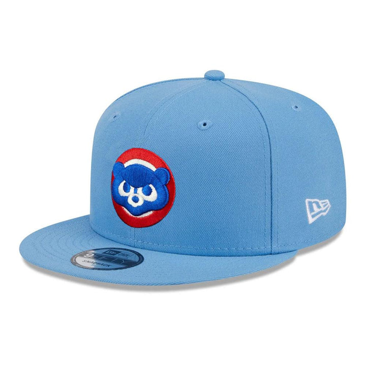 Chicago Cubs New Era Sky Blue Cooperstown 9FIFTY Snapback Hat - Sky Blue - Triple Play Caps