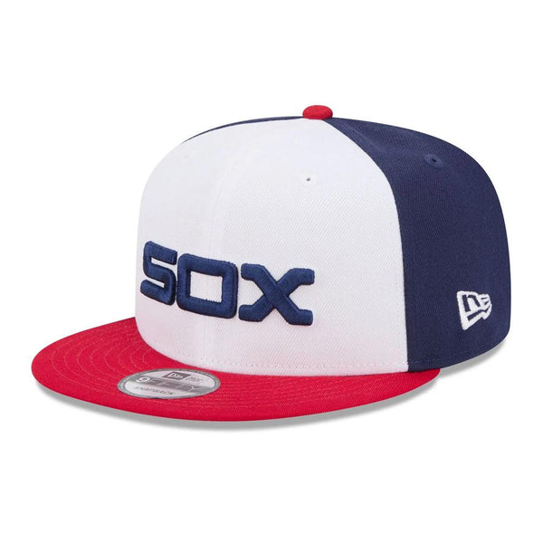 Chicago White Sox New Era Team Color 9FIFTY Snapback Hat - White - Triple Play Caps