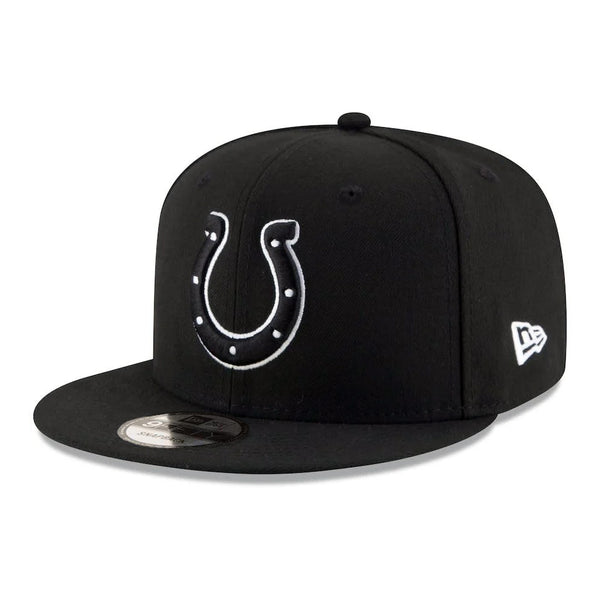 Indianapolis Colts New Era B-Dub 9FIFTY Snapback Hat - Black - Triple Play Caps