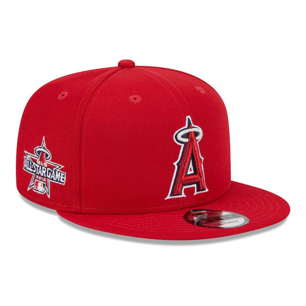 Los Angeles Angels New Era 2010 All Star Game Side Patch 9FIFTY Snapback Hat - Red - Triple Play Caps