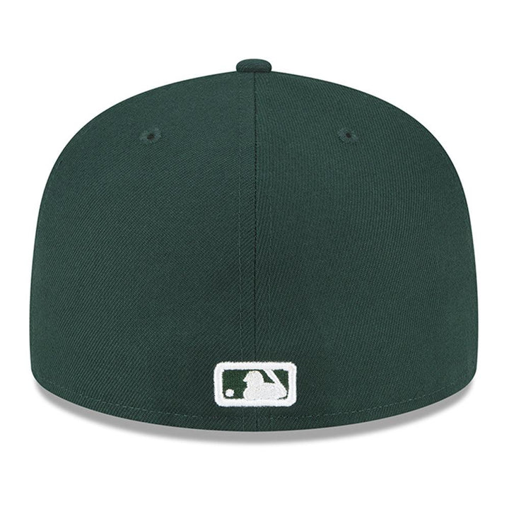 Los Angeles Angels New Era Fashion Color Basic 59FIFTY Fitted Hat - Dark Green - Triple Play Caps