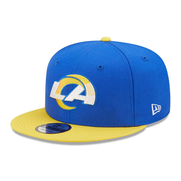 Los Angeles Rams New Era 2-Tone Basic 9FIFTY Snapback Hat - Royal/Gold - Triple Play Caps