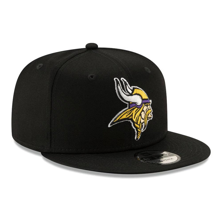 Minnesota Vikings New Era Basic 9FIFTY Snapback Hat - Black - Triple Play Caps