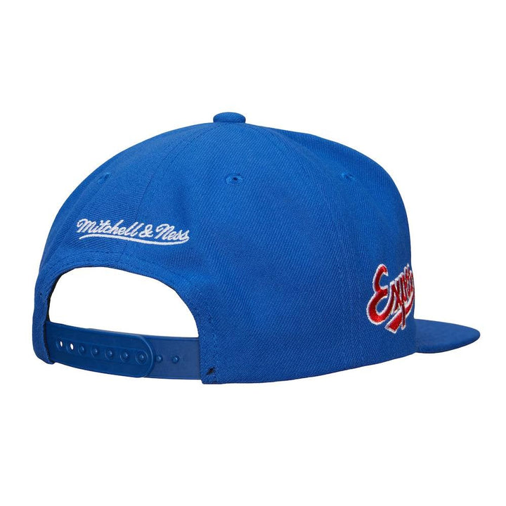 Montreal Expos Mitchell & Ness Cooperstown Evergreen Snapback Hat - Royal - Triple Play Caps
