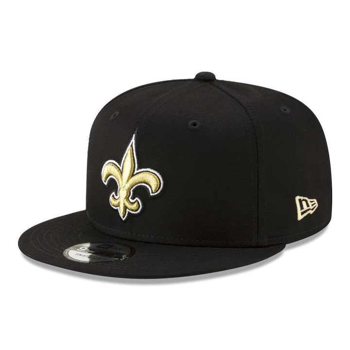 New Orleans Saints New Era Basic 9FIFTY Snapback Hat - Black - Triple Play Caps