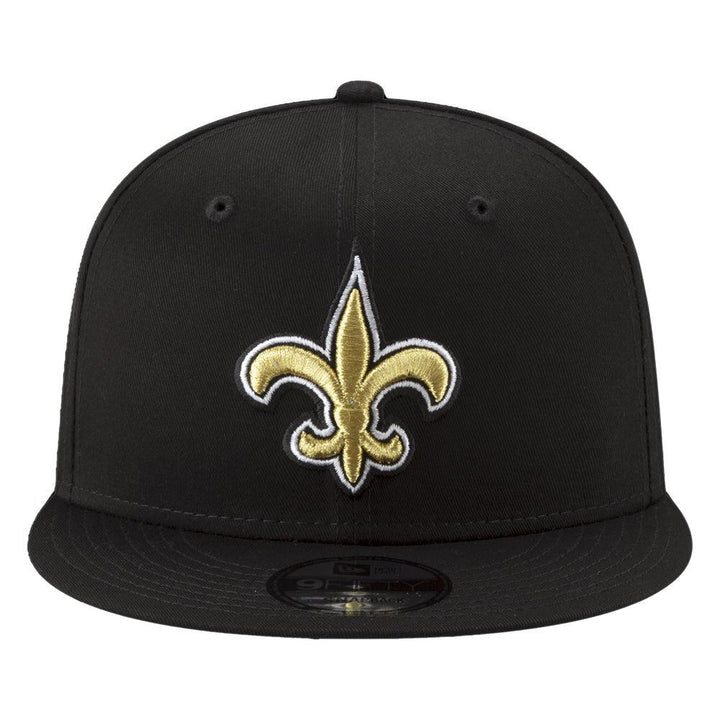 New Orleans Saints New Era Basic 9FIFTY Snapback Hat - Black - Triple Play Caps