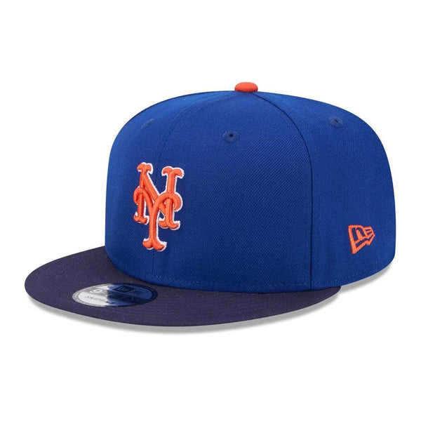 New York Mets New Era Team Color 9FIFTY Snapback Hat - Royal/Navy - Triple Play Caps