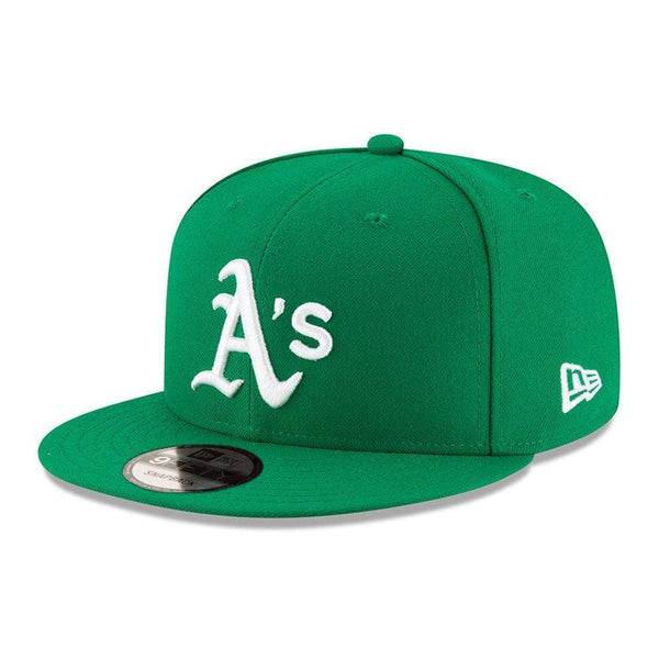 Oakland Athletics New Era Team Color 9FIFTY Snapback Hat - Kelly Green - Triple Play Caps