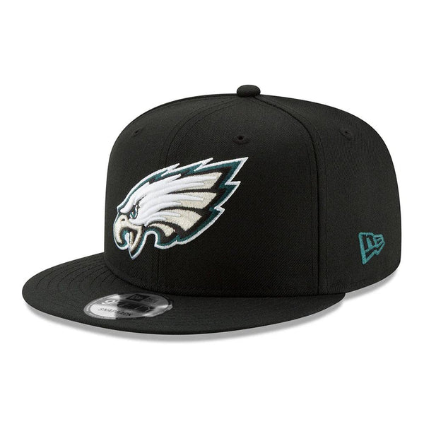 Philadelphia Eagles New Era Basic 9FIFTY Snapback Hat - Black - Triple Play Caps