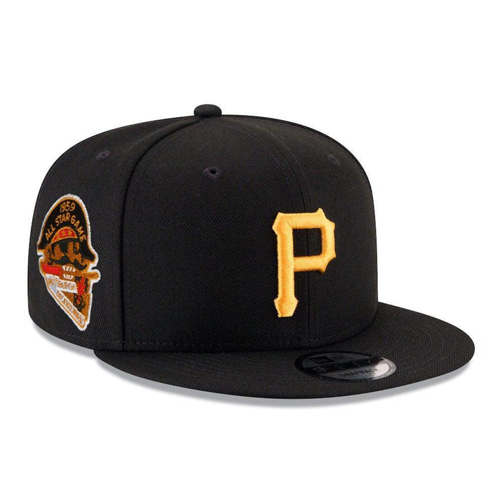 Pittsburgh Pirates New Era 1959 All Star Game Side Patch 9FIFTY Snapback Hat - Black - Triple Play Caps