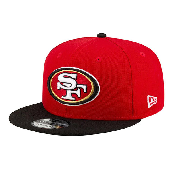 San Francisco 49ers New Era 2-Tone Basic 9FIFTY Snapback Hat - Scarlet/Black - Triple Play Caps