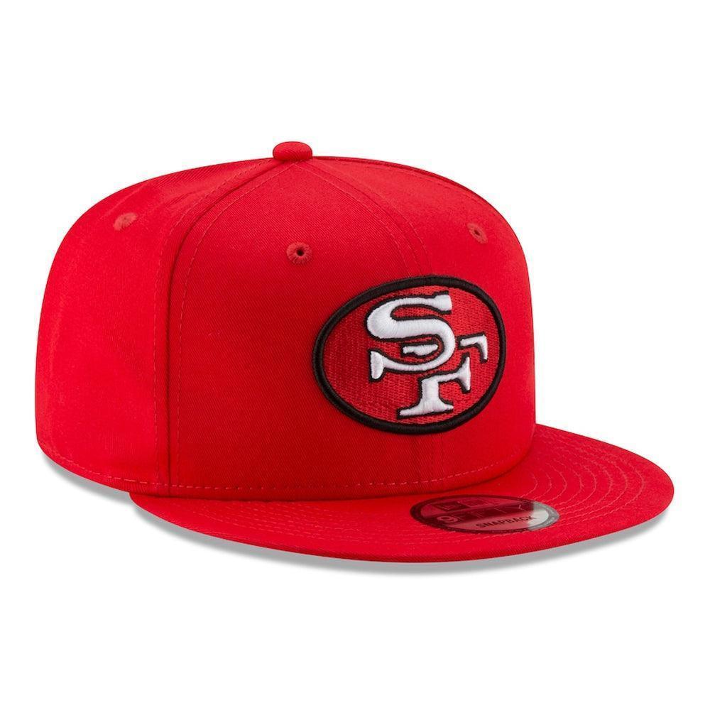 San Francisco 49ers New Era Basic 9FIFTY Snapback Hat - Scarlet ...