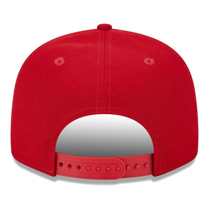 San Francisco 49ers New Era Main Script 9FIFTY Snapback Hat - Scarlet - Triple Play Caps