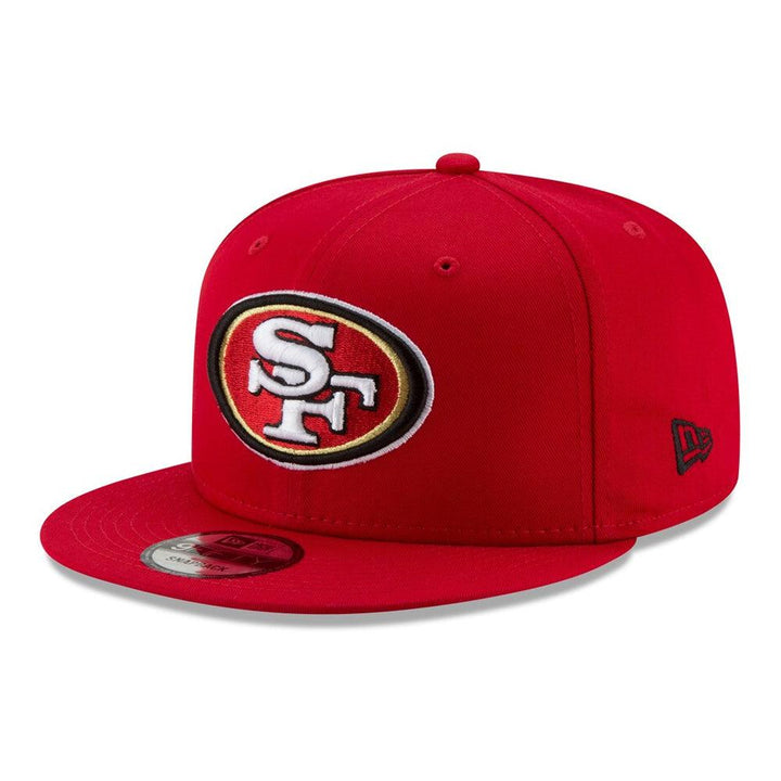 San Francisco 49ers New Era Super Bowl LVIII Side Patch 9FIFTY Snapback Hat - Scarlet - Triple Play Caps