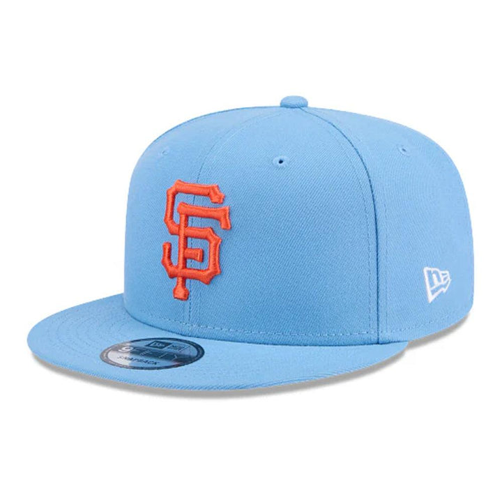 San Francisco Giants New Era Sky Blue Evergreen 9FIFTY Snapback Hat - Sky Blue - Triple Play Caps