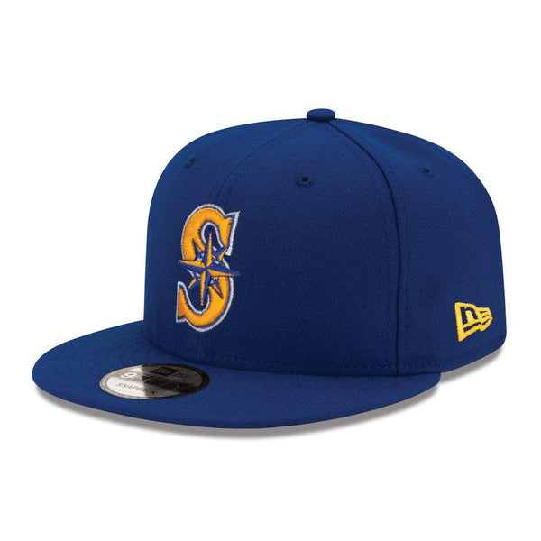 Seattle Mariners New Era Team Color 9FIFTY Snapback Hat - Royal - Triple Play Caps