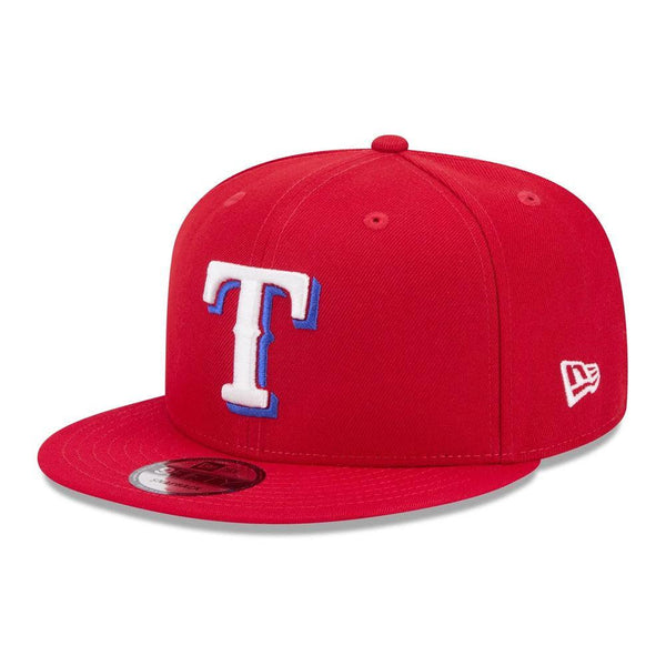 Texas Rangers New Era Team Color 9FIFTY Snapback Hat - Red - Triple Play Caps