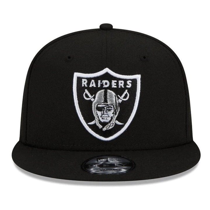 Las Vegas Raiders New Era Super Bowl XVIIII Side Patch 9FIFTY Snapback Hat - Black - Triple Play Caps