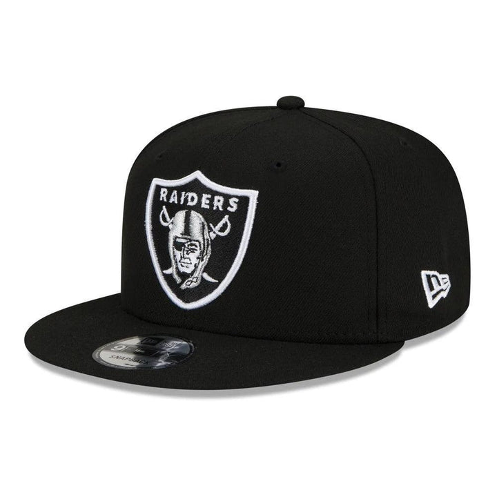 Las Vegas Raiders New Era Super Bowl XVIIII Side Patch 9FIFTY Snapback Hat - Black - Triple Play Caps