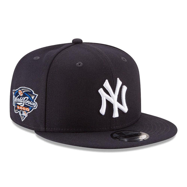 New York Yankees New Era 2000 World Series Side Patch 9FIFTY Snapback Hat - Navy - Triple Play Caps