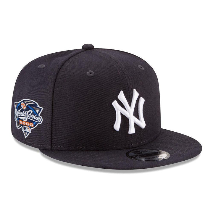 New York Yankees New Era 2000 World Series Side Patch 9FIFTY Snapback Hat - Navy - Triple Play Caps