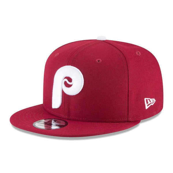 Philadelphia Phillies New Era Team Color 9FIFTY Snapback Hat - Maroon - Triple Play Caps