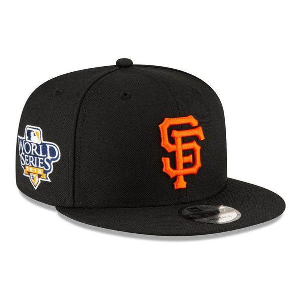 San Francisco Giants New Era 2010 World Series Side Patch 9FIFTY Snapback Hat - Black - Triple Play Caps